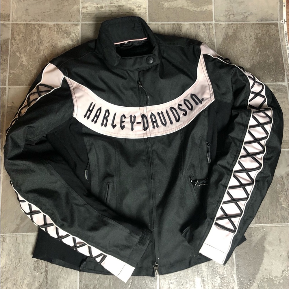 womens harley davidson waterproof jacket M armor